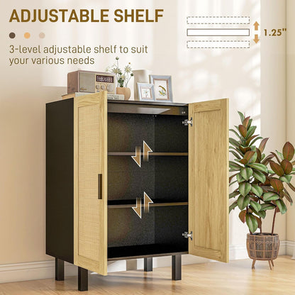 Sideboard Buffet Cabinet, Kitchen Cabinet, Coffee Bar Cabinet with 2