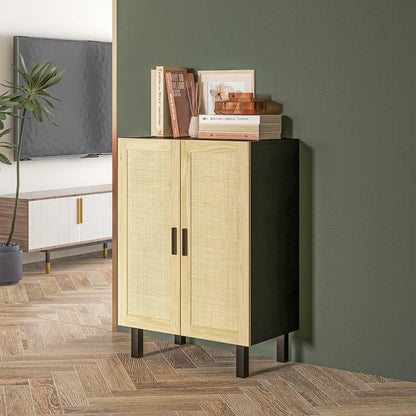 Sideboard Buffet Cabinet, Kitchen Cabinet, Coffee Bar Cabinet with 2