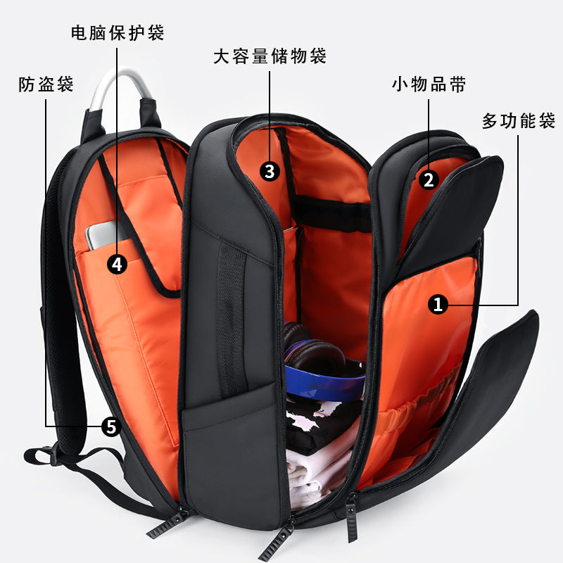 Backpack male multi-function