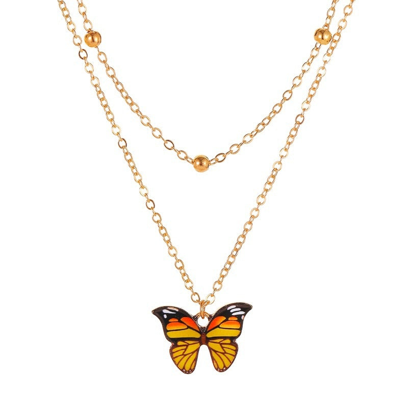 Pendant Butterfly Necklace