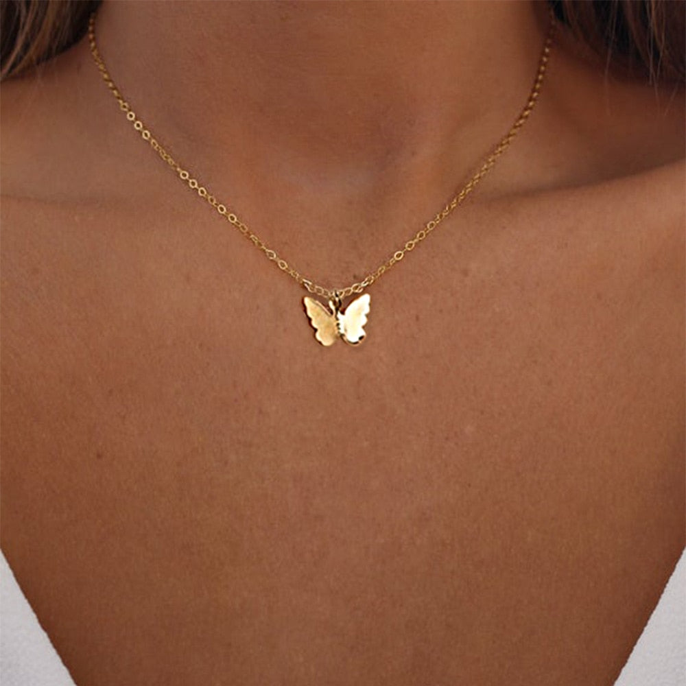 Pendant Butterfly Necklace