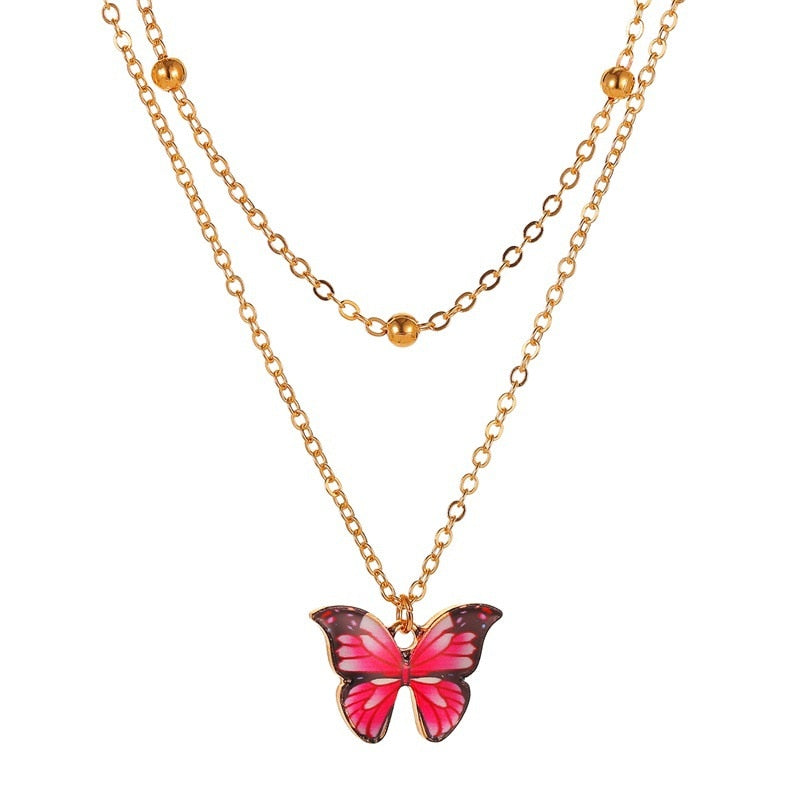 Pendant Butterfly Necklace