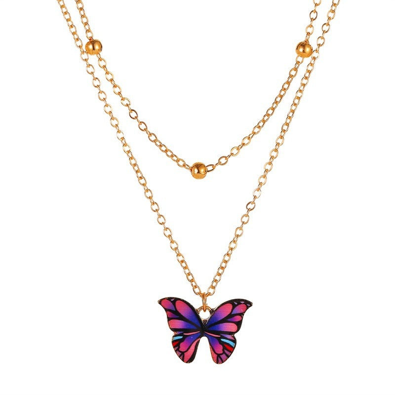 Pendant Butterfly Necklace